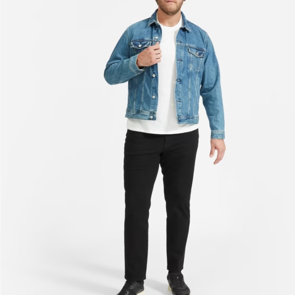 NEW WITH TAGS Everlane Men’s‎ Black Athletic 4-Way Stretch Organic Jean 30 x 28